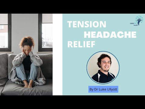 Tension Headache Relief with Simple Stretches from Godalming Chiropractor Dr Luke Ullyott.