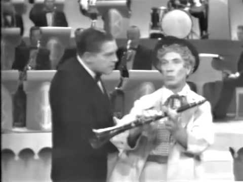 Milton Berle and Harpo Marx 1959