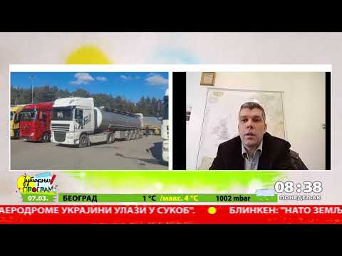 JUTARNJI PROGRAM - Drama srpskih vozača u Ukrajini