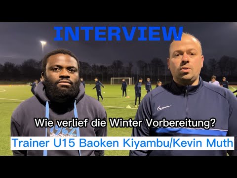 Interview mit den U15 Trainern Baoken Kiyambu, Kevin Muth und Kapitän Moritz Laing.