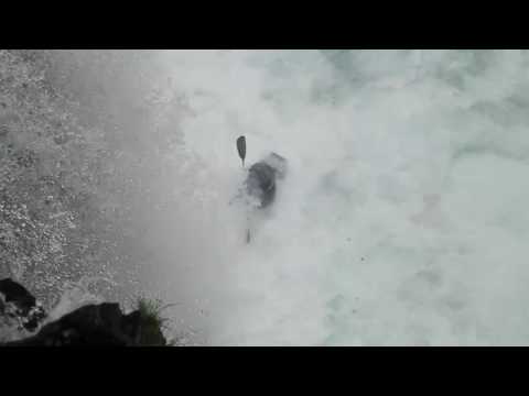 Kayak Backflip Off Of Waterfall