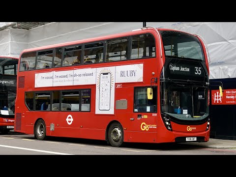London Bus Route 35 - Clapham Junction to Shoreditch - Subtitles