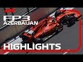 2019 Azerbaijan Grand Prix: FP3 Highlights