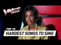 HARDEST SONGS To Sing In The Blind Auditions Of The Voice