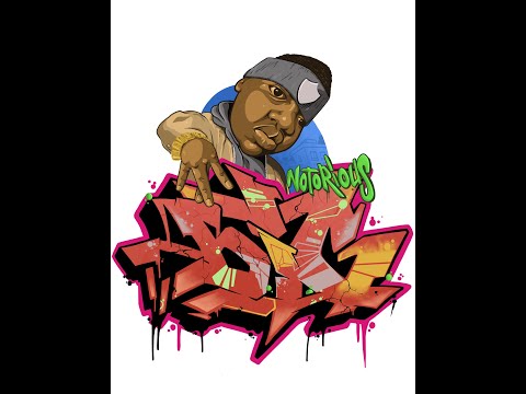 Notorious B.I.G. Cartoon Timelapse