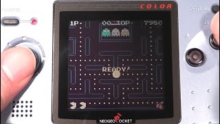 Pac-Man Neo Geo Pocket Color Gameplay Scroll Version