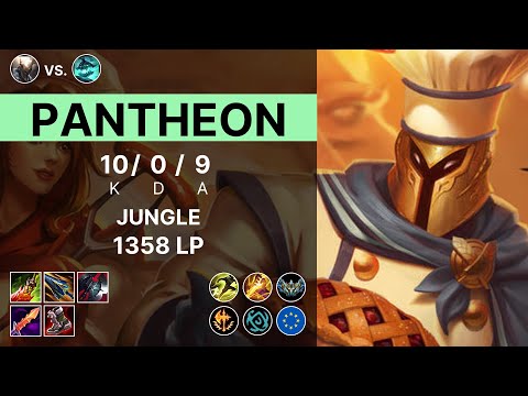 Pantheon Jungle vs Hecarim - 1358 LP Challenger - EUW 15.11