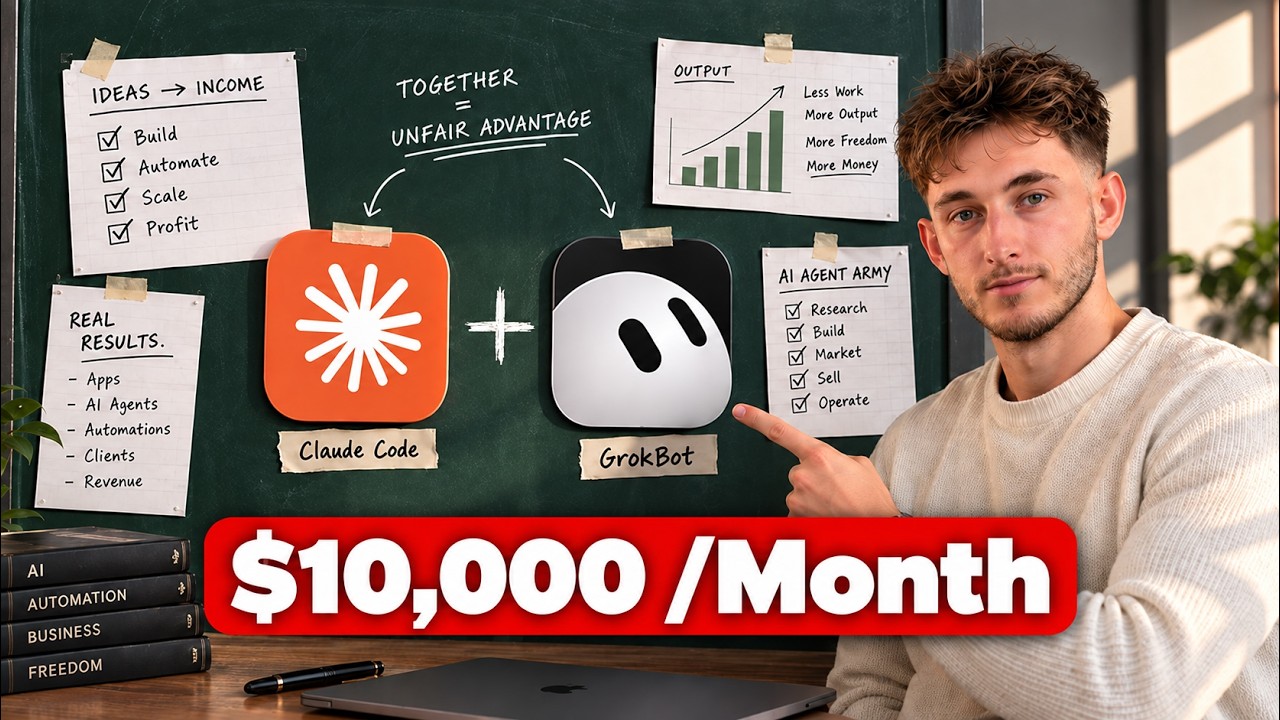 5 BORING Grok Bot + Fable 5.1 AI Agents That Can Make $10k+/month!