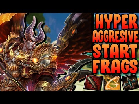 HYPER AGGRESSIVE THANATOS START = MONTAGE LEVEL PLAYS! - Masters Ranked Duel - SMITE