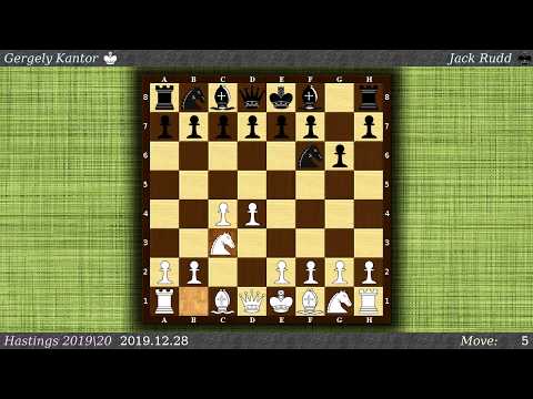 Gergely Kantor (white) vs Jack Rudd (black)