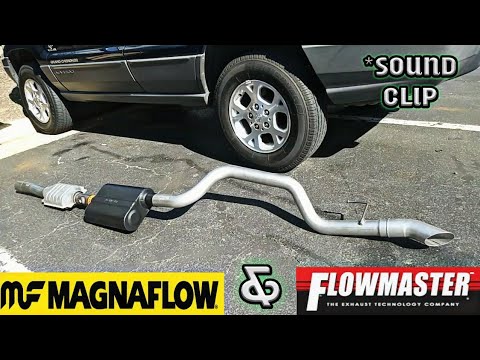 FLOWMASTER SUPER 44 MUFFLER & MAGNAFLOW CATALYTIC CONVERTER (2001 JEEP GRAND CHEROKEE)