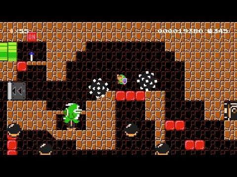 [Zelda] Crumbling Mine (Super Mario Maker 2)