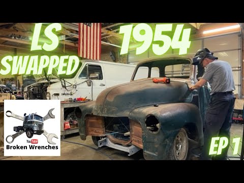 LS swapped 1954 Chevy 3100. Intro to a cool project. ep1.