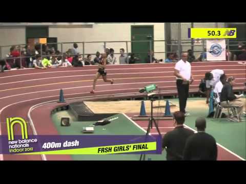 Anabelle Tougas - 400m Freshman (Section 4) - NBIN 2012