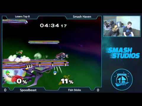 Smash Haven - SpoodBeast (Luigi) vs Fish Sticks (Marth) Losers Top 8