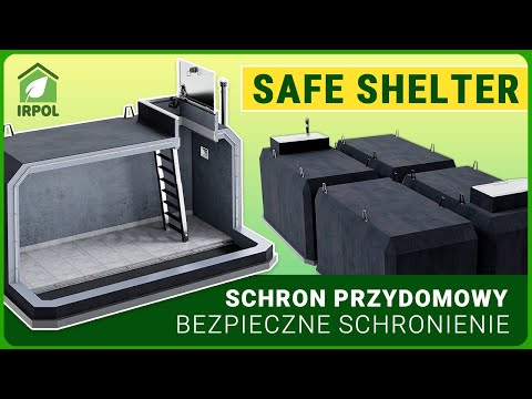 SAFE SHELTER | Przydomowy schron | 100% Monolith - Bezpieczna piwniczka betonowa marki IRPOL