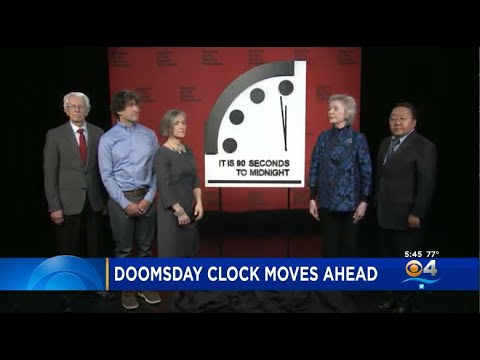 Doomsday Clock Moves To 90sec Away From 