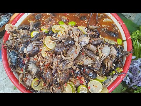 Asian Street Food - Cambodian Food View In Market - Phnom Penh Village Food
