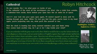 Cathedral - Robyn Hitchcock