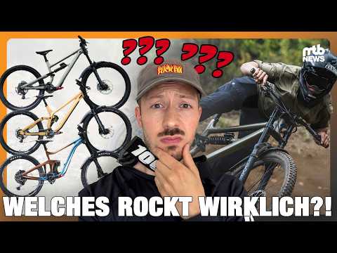 Die besten Freeride-Bikes | Giant Reign SX vs. Rose Scrub vs. Specialized Status im Bikepark-Test!