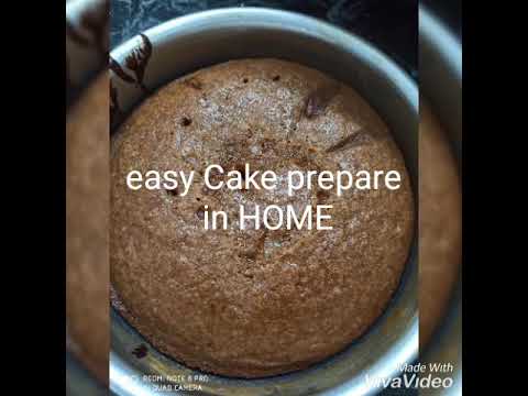 Easy prepare cake in home