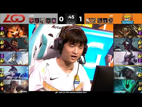 SN vs LGD | Playoffs - 3rd4th Place Game 2 | LPL Summer Split 2020 – S10 | Suning vs LGD Gaming