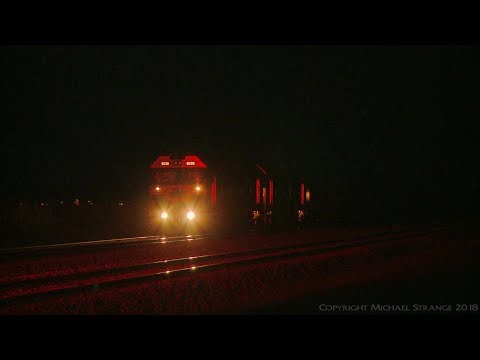 7736V Grain Train Departs Gheringhap Loop - PoathTV Australian Trains & Railways