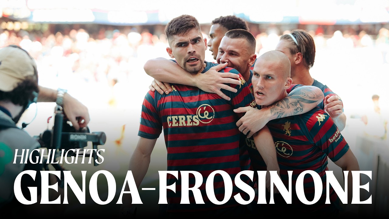 Genoa CFC 1 - 1 Frosinone Calcio highlights