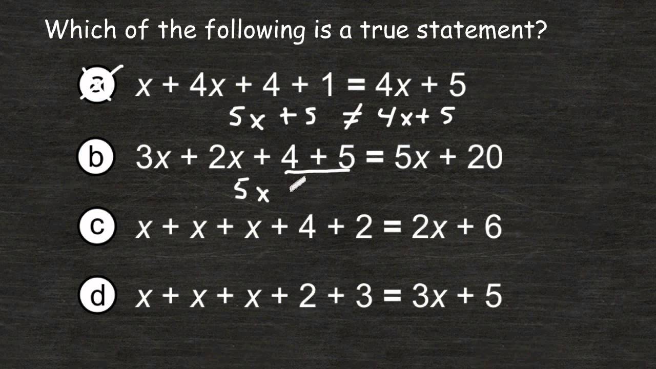 Equivalent Expressions And Simplifying