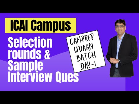 ICAI Campus Selection rounds