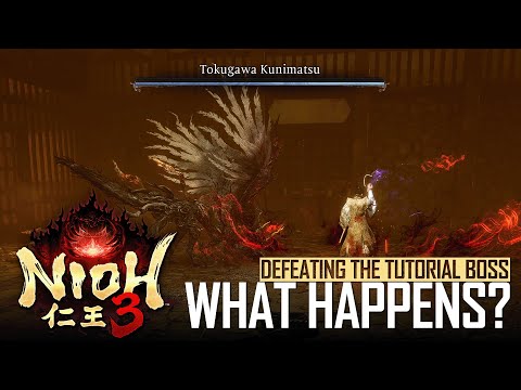 Nioh 3 – Was passiert, wenn man den Tutorial-Boss „Tokugawa Kunimatsu“ besiegt? (Ohne Schaden)