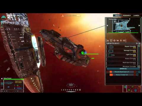 Homeworld Remastered Skirmish 01 -  Kushan vs. Vaygr Medium (No Commentary)