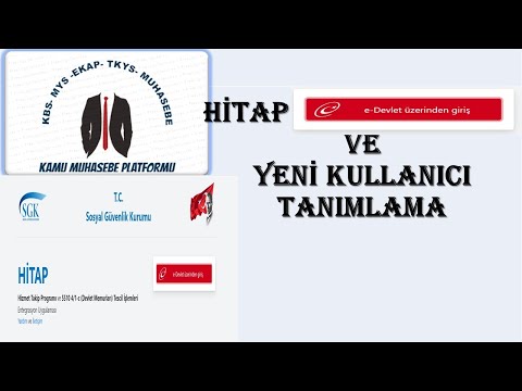 HİTAP e-Devlet  GİRİŞ VE  YENİ KULLANICI TANIMLAMA