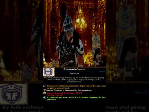 How Kislev Atamans Get a Unique Trait that Gains Extra Income and EXP 100%