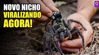 A Nova Tendência Viral: Ponto de vista de Insetos com Micro-Câmera (Resultado Insano!)