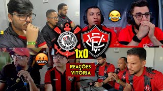 REAÇÕES do VITÓRIA REVOLTADO - VITÓRIA 0X1 CORINTHIANS | REACT