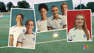 Amelia meets her football heroes | Nike | Lionesses | Football Beyond Borders