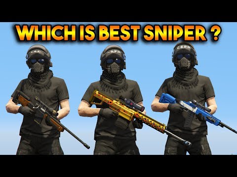 GTA 5 ONLINE : HEAVY SNIPER MK II VS SNIPER RIFLE VS MARKSMAN RIFLE MK II (WHICH IS BEST SNIPER ?)
