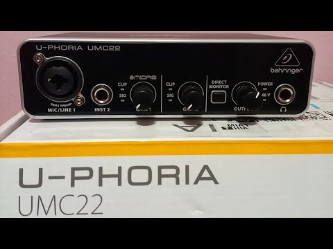 U-Phoria UMC22 Behringer Interfaz de audio (Unboxing) | Nuevo Juguete (New toy)