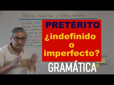 ¿Indefinido   o imperfecto? - Los pretéritos en español - Español ELE