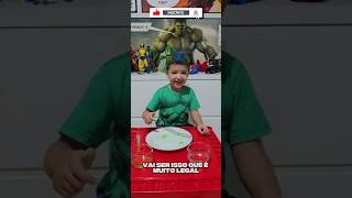 Mais um experimento, dessa vez fizemos com glitter, será que deu certo?