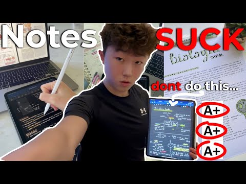 How to STUDY NOTES for an EXAM (efficiently)