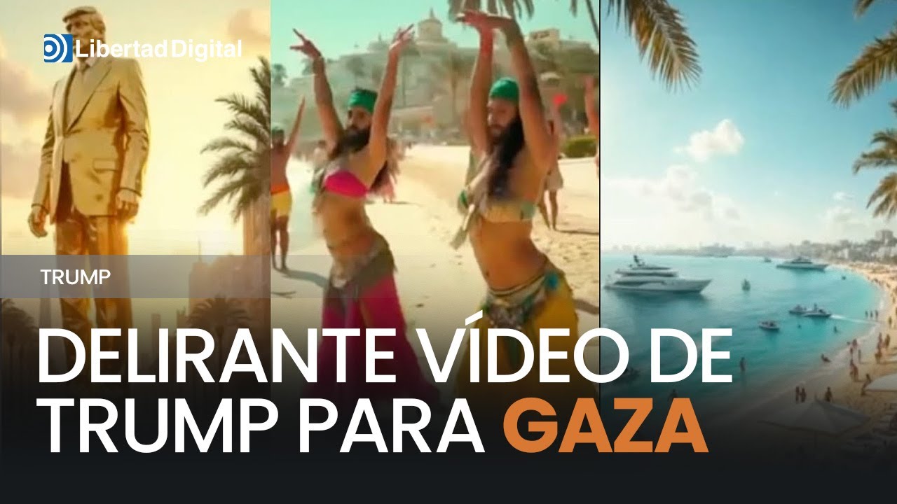 Trump comparte un delirante vídeo sobre el futuro de Gaza