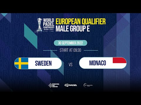 European Qualifier Male Tier 1 - Sweden vs Monaco - World Padel Championships 2022