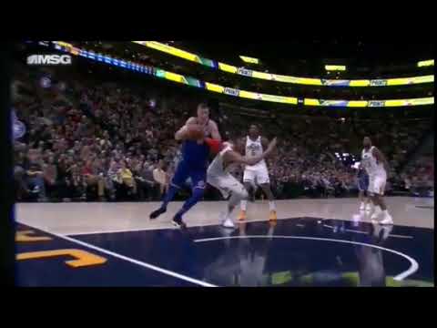 Porzingis Drops Gobert