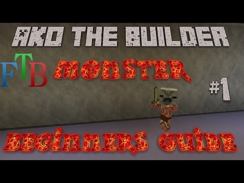 FTB Monster Beginner's Guide Episode 1 - NEI, WAILA, Ore Doubling, Food Source
