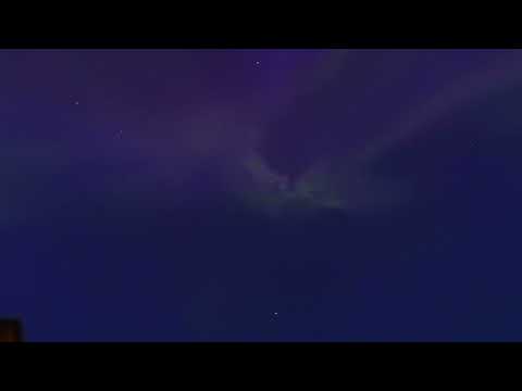 Large Ufo Comes To See Me at 4:35am While I film Spectacular Aurora Borealis Camera & INFRARED