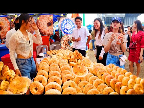 BEST Street Food From The World! CAMBODIA Biggest Food Fair @Olympic Stadium after SEA GAMES