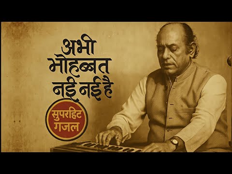 Superhit Gazal | Khamosh Lab Hai Jhuki Hai Palkein | Abhi Mohbbat Nai Nai Hai |  Mehdi Hasan sahab 