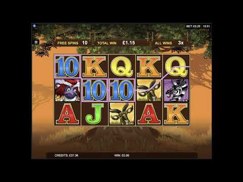 This is how you trigger the Mega Moolah Free Spins bonus game